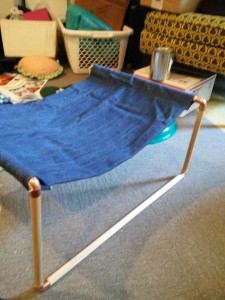 photograph shows the hammock